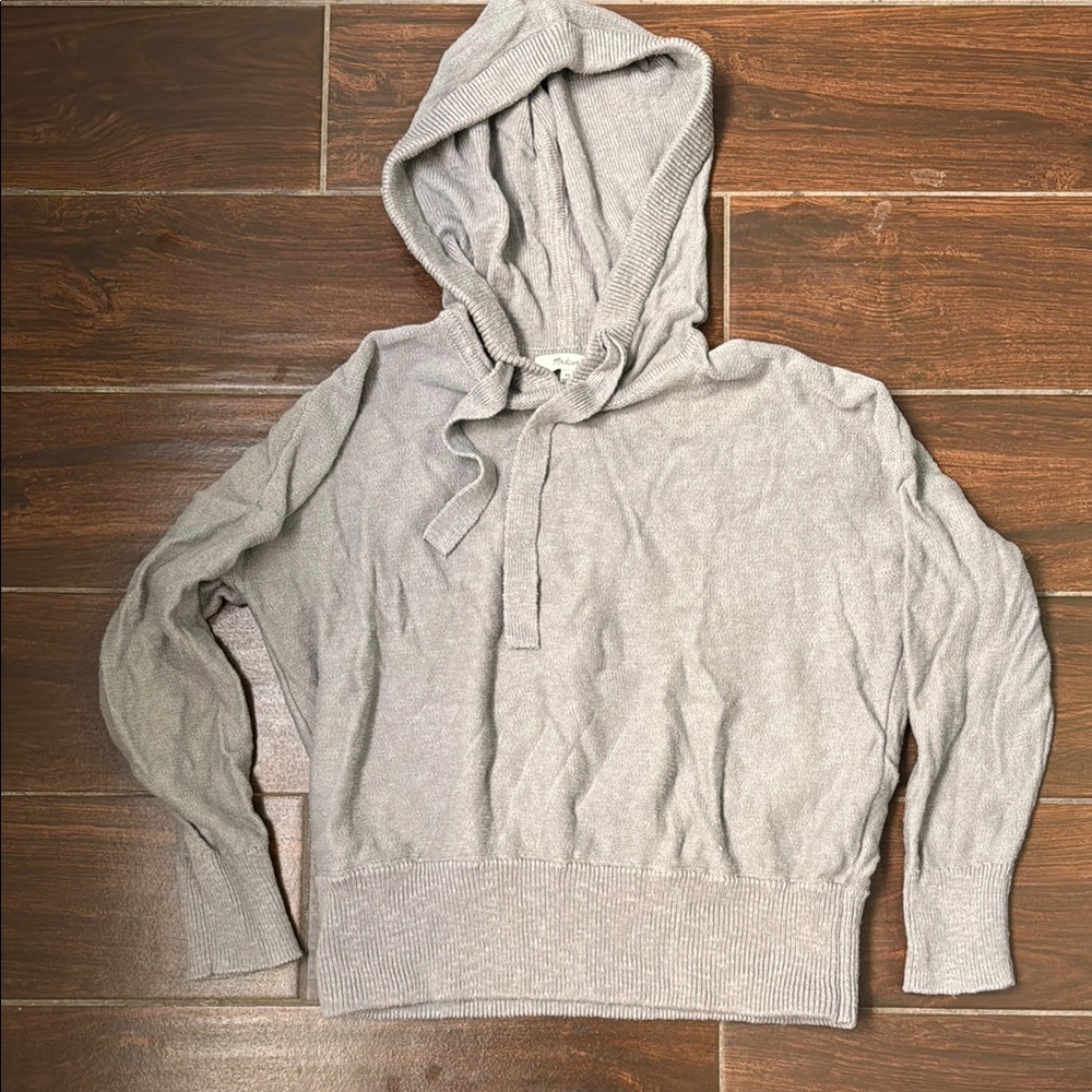 Madewell women's XS Gray Knit Hoodie